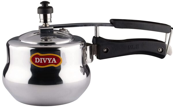 DIVYA 1 Litre Baby Handi Induction Bottom Pressure Cooker