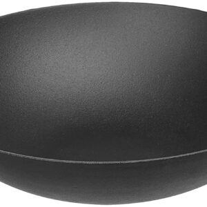 AmazonBasics Cast Iron Heavy Duty Pre-Seasoned Wok Pan (14inch)