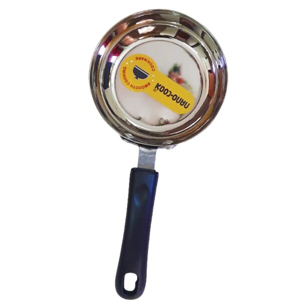 Starlinks Heavy Stainless Steel Small Tadka pan Fry Pan Saute Pan Kadai Induction Compatible Dia